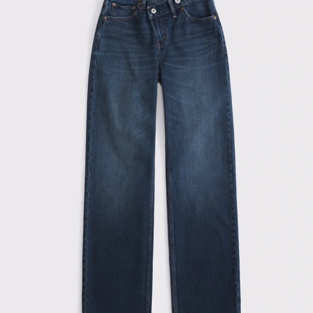 Abercrombie & Fitch High Rise 90s Relaxed Studded Women's Jeans Size 24 - Picture 4 of 12